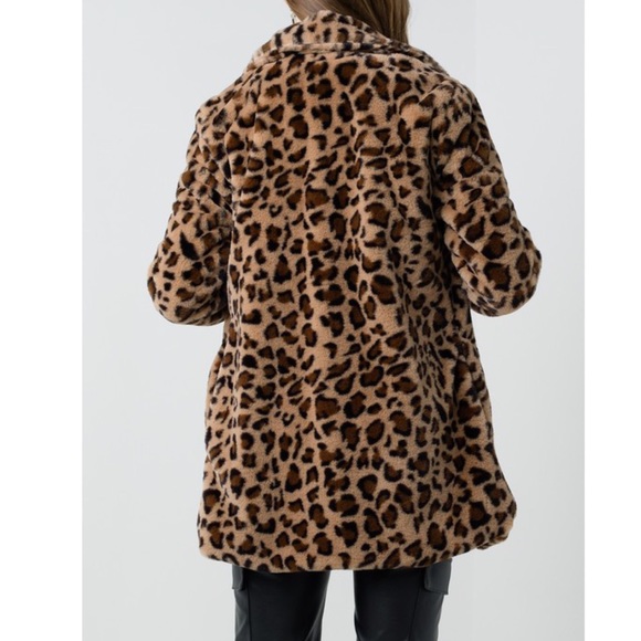 Leopard Faux fur JACKET/COAT - Picture 11 of 11
